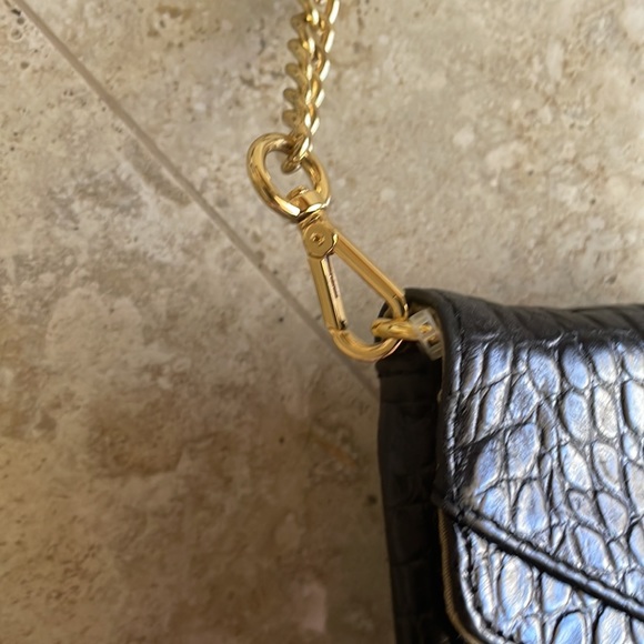 Black Leather Cynthia Rowley bag